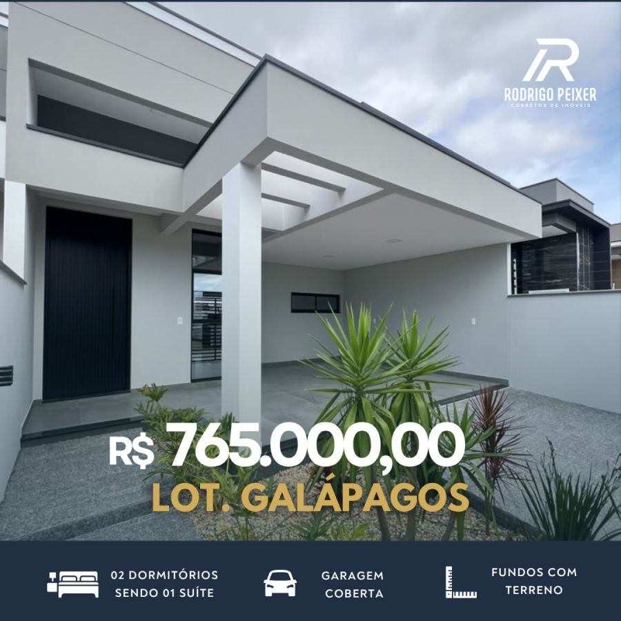 Casa - Venda - Areias - Loteamento Gal�pagos - Tijucas - SC
