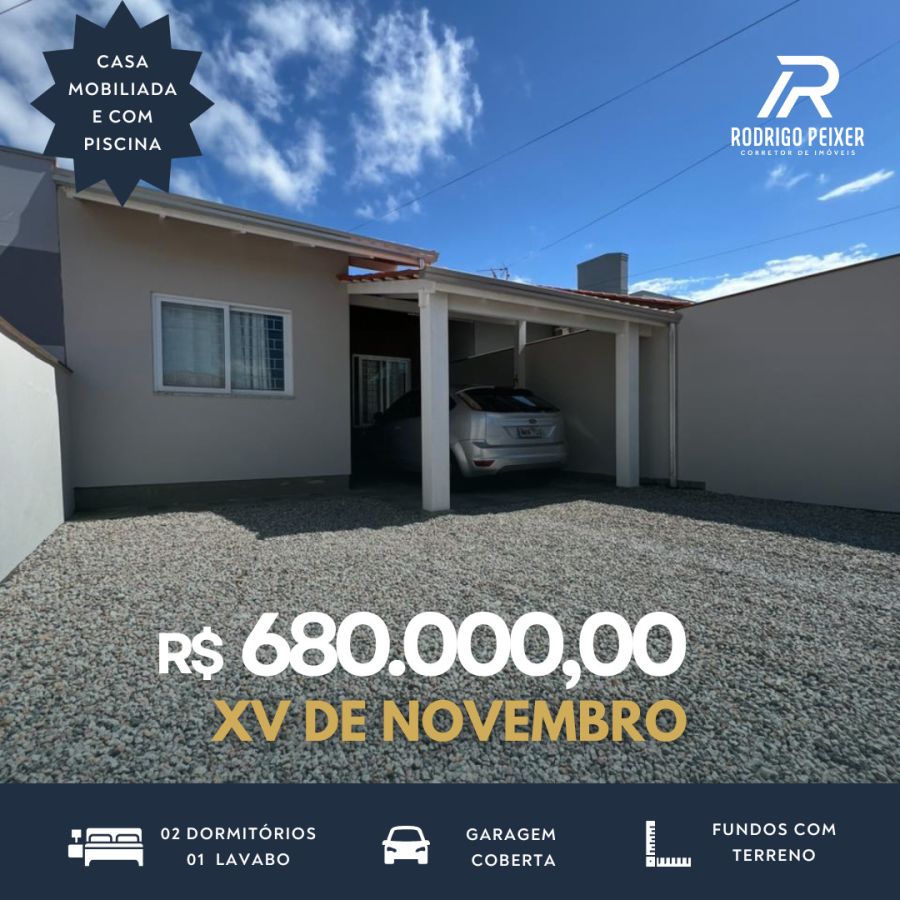 Casa - Venda - Xv de Novembro - Tijucas - SC